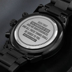 Seek First the Kingdom of God (Matthew 633) – Men's Watch