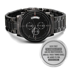Seek First the Kingdom of God (Matthew 633) – Men's Watch